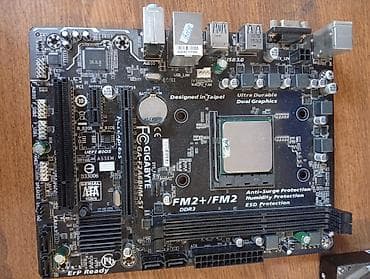 gt 730: Материнская плата, Б/у, Gigabyte, FM2+, Micro-ATX, Для ПК — 2