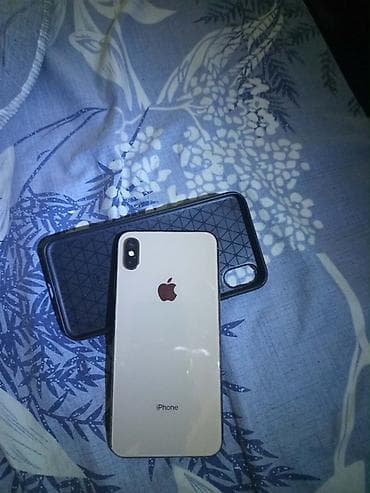 redmi note 10 t: IPhone Xs Max, Б/у, 64 ГБ, Золотой, Чехол, 79 % — 1