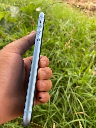 IPhone Xr, 64 ГБ, Синий, Зарядное устройство, Защитное стекло, Чехол, 77 % — 4