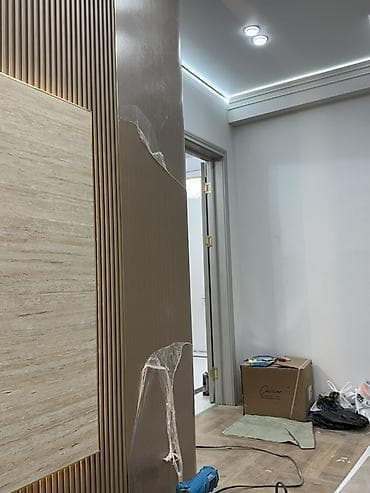 led matrix panel: Декоративная акцентная стеновая панель с нишей и подсветкой - Состав — 1
