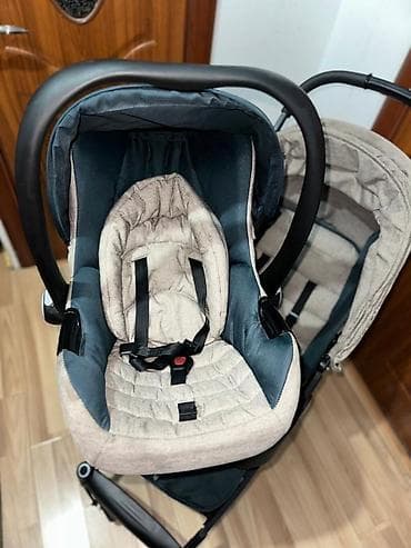 Коляскалар: Детская коляска-трансформер с автолюлькой (travel‑system) — 3