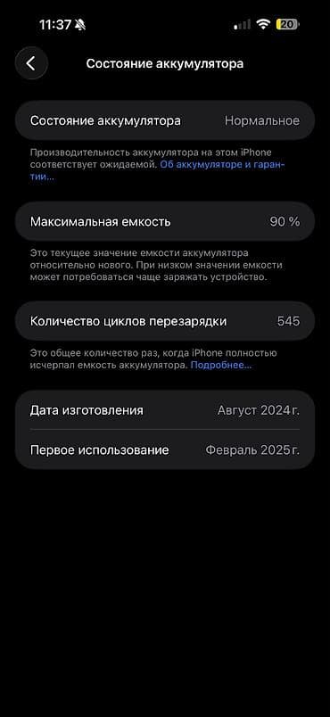 белый ноутбук: IPhone 16 Pro Max, Б/у, 256 ГБ, Коробка, 90 % — 4