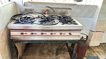 Өндүрүш үчүн жабдуулар: Промышленная газовая плита на 6 конфорок (находится на ИК, с — 1