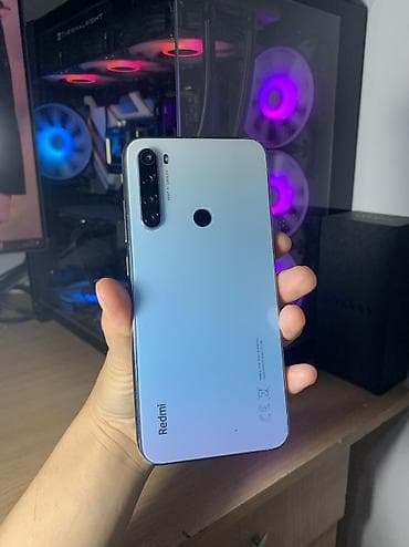 raspberry pi 4: Redmi, Redmi Note 8, Б/у, 4 ГБ, цвет - Голубой, 2 SIM — 1