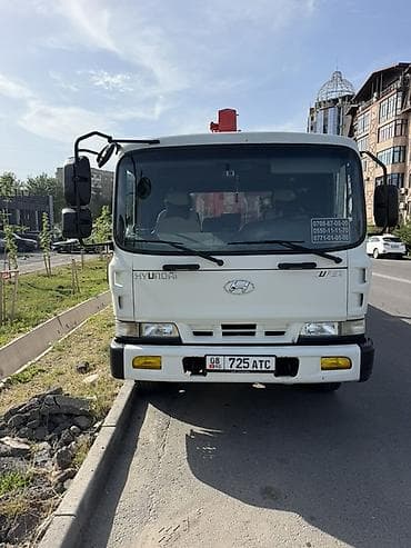 kran: Услуги манипулятора (бортовой кран) - Автомобиль: Hyundai HD/Hyundai — 3