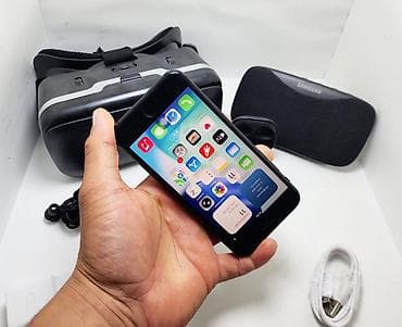 iphone kg: IPhone SE, Б/у, 64 ГБ, Черный, Кабель, 100 % — 7