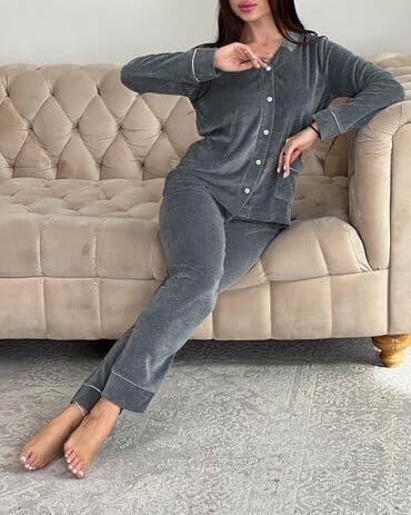 белая ночная сорочка: Стильна домашняя одежда /пижама Турция Рынок Орто-Сай «Оберон» — 4