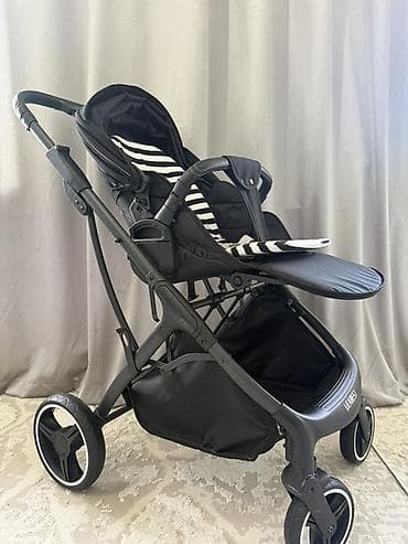 Коляска, Другой бренд, цвет - Черный, Б/у, Самовывоз