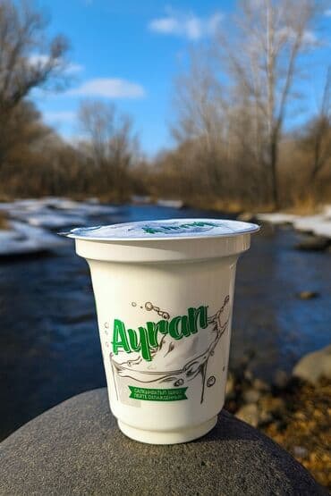 аяз кыздын формасы: Айран 100% natural принимаем заказ оптом - Освежающий кисломолочный — 2