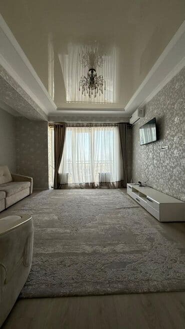 новониколаевка бишкек: 2 бөлмө, 74 м², Элитка, 9 кабат, Косметикалык ремонт — 2