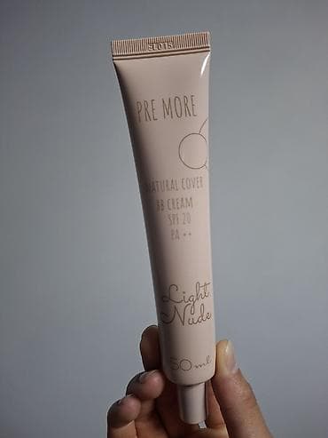 Сулуулук жана ден соолук: BB-крем PRE MORE Natural Cover, оттенок Light Nude, SPF 20 PA++, 50 мл — 3