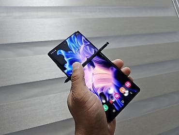 Техника и электроника: Samsung Note 10 Plus, Б/у, 256 ГБ, цвет - Серый, 2 SIM — 1
