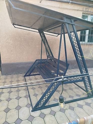 навесная качель для дома: Садовые качели Со спинкой, С крышей — 2