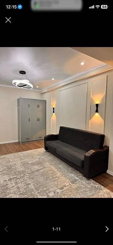 Квартиры: 1 комната, 36 м², Элитка, 7 этаж, Дизайнерский ремонт — 1