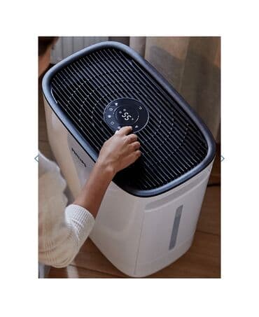 Климатическая техника: Увлажнитель воздуха Philips, Паровой, Напольный, Сенсорное управление, Ночной режим, Подсветка экрана — 8