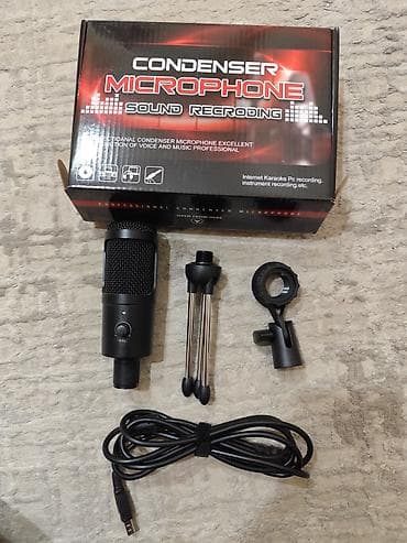 Студийный конденсаторный микрофон для звукозаписи Комплект: -