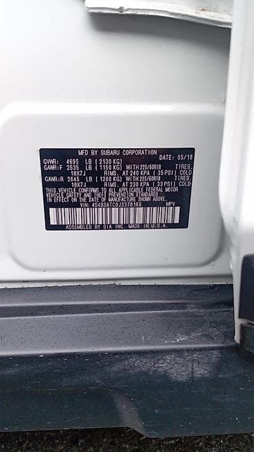 Транспорт: Subaru Outback: 2018 г., 2.5 л, Вариатор, Бензин, Универсал — 7