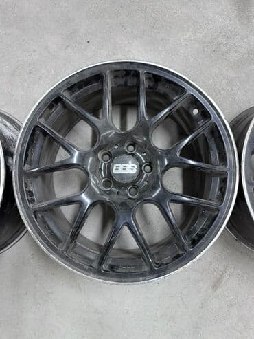 хромированные диски: Куйма Дисктер R 18 BBS, Комплект, тешиктери - 5, Колдонулган — 3