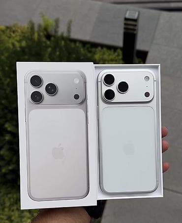 новый айфон 13 про: IPhone 17 Pro Max, Новый, 256 ГБ, Серебристый, Коробка, 100 % — 1