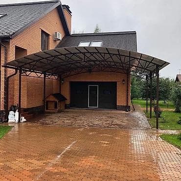 Навес, Арочный, Металл, Поликарбонат, Установка