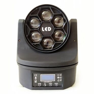 Аудиотехника: 6*15W Led Beam Moving Head Light RGBW Mini(Пчела) -Напряжение: ? — 2