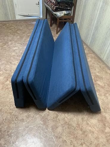 расклад: Складной матрас/диван-кровать трансформер, синий. - Конструкция — 3