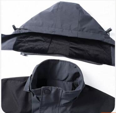 Атайын кийим: Новинка! Куртка с капюшоном теплая с подкладкой на флисе. Ткань — 3