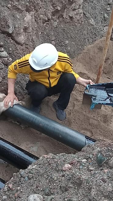 бассейн надувной б у: Проводим канализацию, водопровод. Устанавливаем ВБР строительство — 8