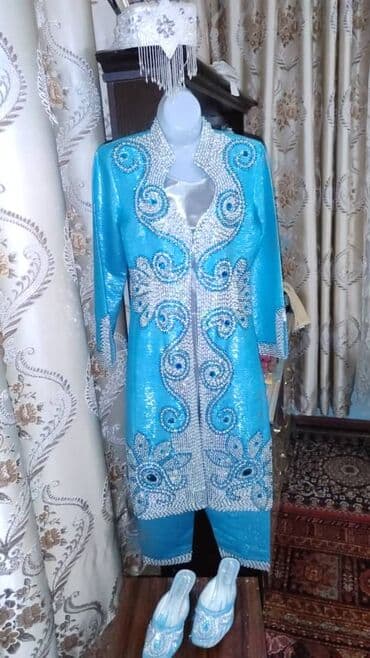 прокат национальных костюмов ош: Двойка для невест национальный . Размер 46-48 .Производство ташкент — 4