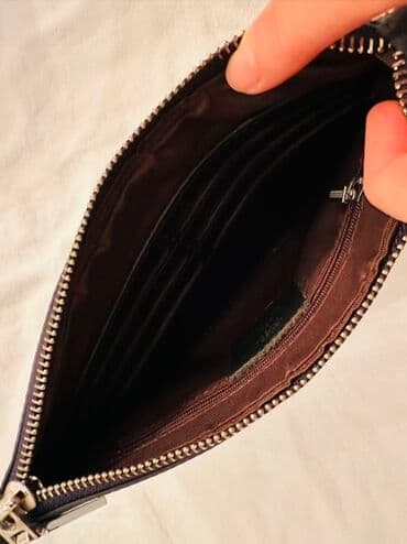 Наручные часы: Продаю новый Черный клатч-кошелек Versace из текстиля с металлической — 2