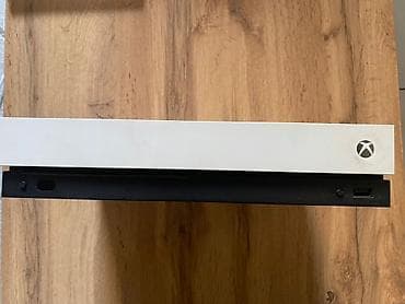 Xbox One X (белый корпус) Игровая консоль с поддержкой 4K и HDR для