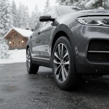 зимние шины р17: Шины 215 / 55 / R 17, Зима, Б/у, Комплект, Легковые, Goform — 1