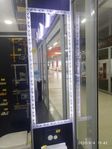 подставка для светов: Зеркало сенсорный вкючатель подсветки размер 160см*60см наш адрес АЮ — 1