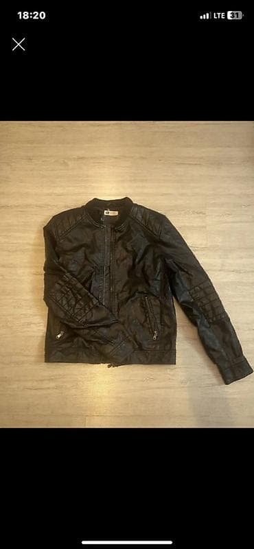 Кожаная куртка, Косуха, Кожзам, Укороченная модель, M, S, XS — 1