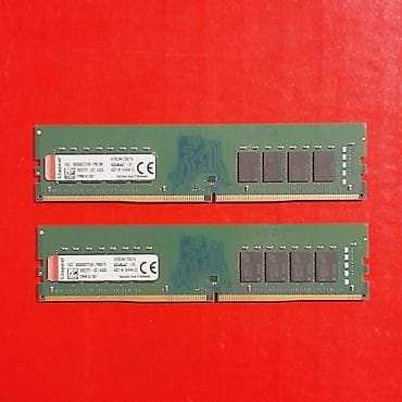 Оперативная память, Б/у, Kingston, 16 ГБ, DDR4, 2400 МГц, Для ПК