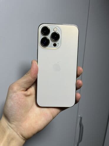Ковролин: IPhone 13 Pro, Колдонулган, 256 ГБ, Алтын, Каптама, 98 % — 2