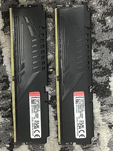 Техника и электроника: Оперативная память (RAM) для ПК, Б/у, Kingston Fury, 32 ГБ, DDR5, 6000 МГц — 3