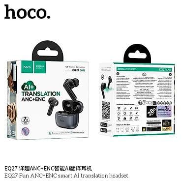 hoco e96a: Беспроводные вакуумные наушники, Hoco, Новый — 2