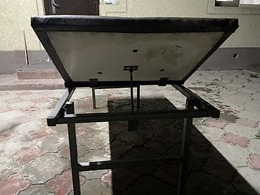 Медицинская мебель: Раскладная медицинская/массажная кушетка с регулируемым изголовьем — 6