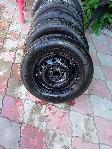 r14 обмен: Колеса в сборе 185 / 65 / R 14, Лето, Комплект, Легковые, Железные — 1