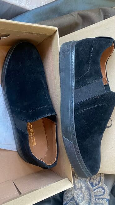 Мужские туфли, 42, Mou, Новый, цвет - Черный, Самовывоз