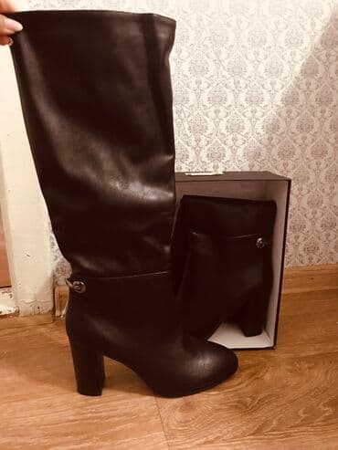 Сапоги, 40, Suzana, Новый, цвет - Черный