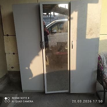 Офисная мебель: Шифоньер, шкаф для одежды, Прямой, ЛДСП — 4