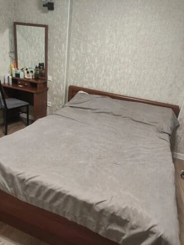 бу пасуда: Спальный гарнитур, Б/у, Двуспальная кровать, Шкаф, Трюмо, Белоруссия, Дерево, Самовывоз, цвет - Коричневый — 4