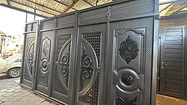 умные ворота: Металлические ворота и калитки под заказ - Типы исполнения: распашные — 8