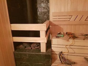 баня деревянная: Отделка евро вагонкой бани сауны — 4