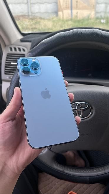 iphone 13 pro max бу: IPhone 13 Pro Max, Б/у, 128 ГБ, Голубой, Защитное стекло, Чехол, Коробка, 79 % — 5