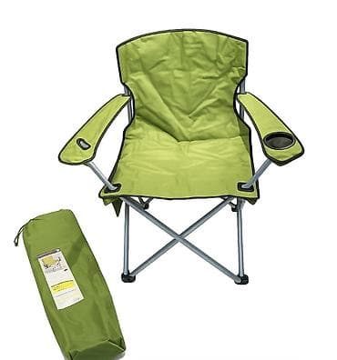 Походный складной стул, Новый, Другой материал, цвет - Зеленый