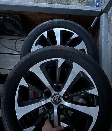 диски камри 55 r17: Колеса в сборе 215 / R 17, Лето, Б/у, Комплект, Литые — 3