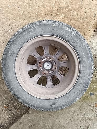 литые диски матиз: Колеса в сборе 155 / 70 / R 13, Лето, Б/у, 1 шт, Легковые, Литые, отверстий - 4 — 2